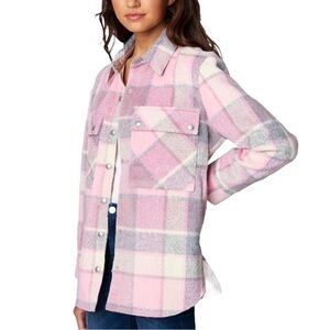 NWOT Oversized Flannel Shirt Jacket